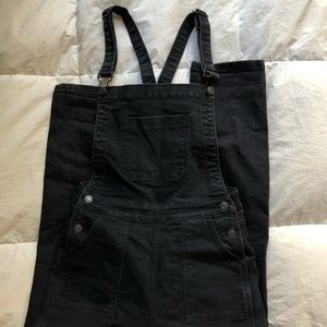 black overalls
